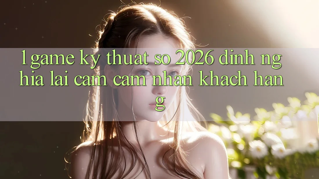 1. Game Kỹ Thuật Số 2026: Định Nghĩa Lại Cảm cảm nhận Khách hàng 1. Game Kỹ Thuật Số 2026: Định Nghĩa Lại Cảm cảm nhận Khách hàng