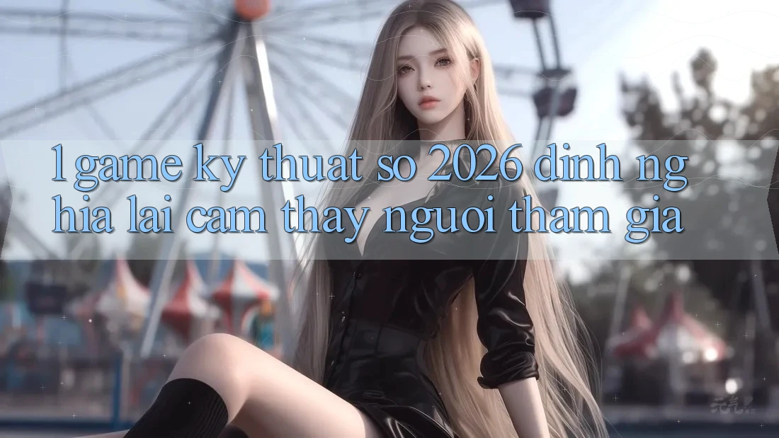 1. Game Kỹ Thuật Số 2026: Định Nghĩa Lại Cảm thấy Người tham gia 1. Game Kỹ Thuật Số 2026: Định Nghĩa Lại Cảm thấy Người tham gia