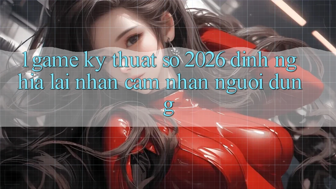 1. Game Kỹ Thuật Số 2026: Định Nghĩa Lại Nhận cảm nhận Người dùng 1. Game Kỹ Thuật Số 2026: Định Nghĩa Lại Nhận cảm nhận Người dùng