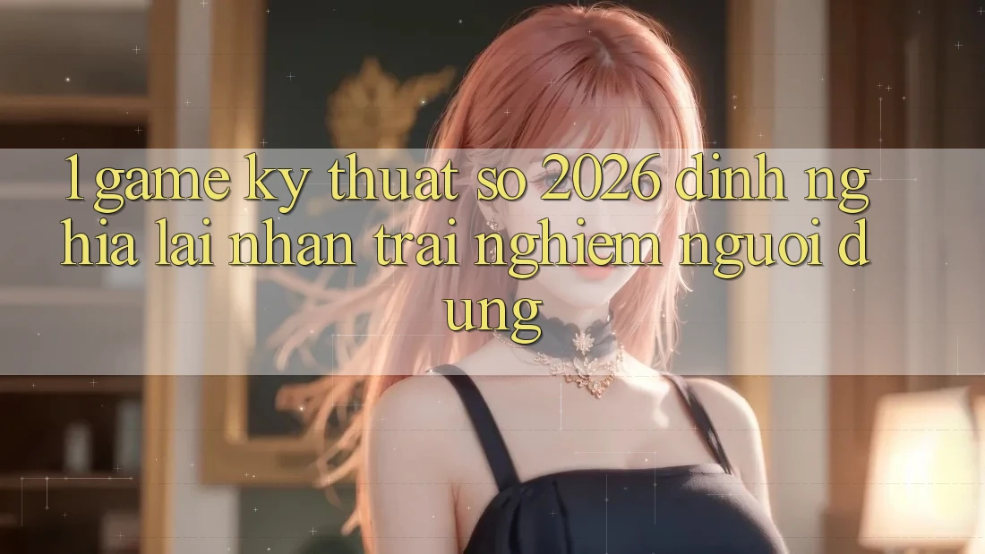 1. Game Kỹ Thuật Số 2026: Định Nghĩa Lại Nhận trải nghiệm Người dùng 1. Game Kỹ Thuật Số 2026: Định Nghĩa Lại Nhận trải nghiệm Người dùng