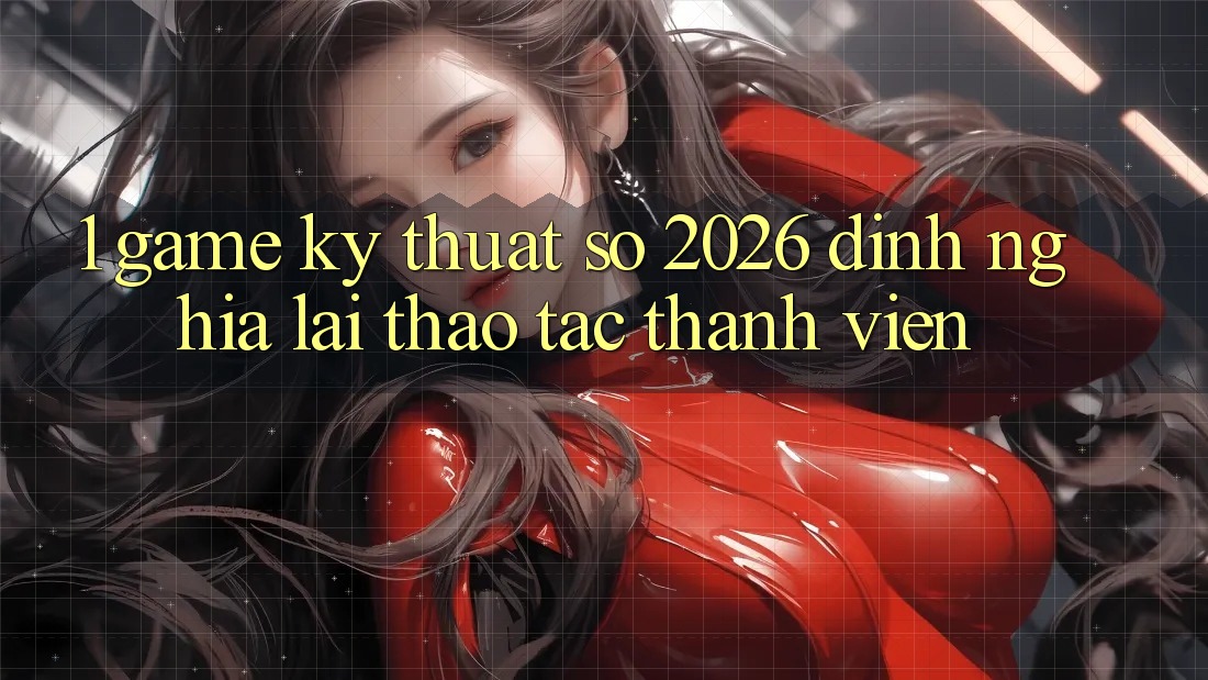 1. Game Kỹ Thuật Số 2026: Định Nghĩa Lại Thao tác Thành viên 1. Game Kỹ Thuật Số 2026: Định Nghĩa Lại Thao tác Thành viên