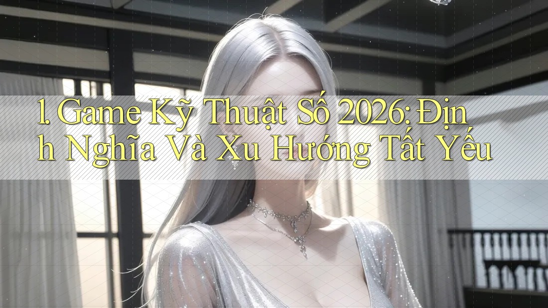 1. Game Kỹ Thuật Số 2026: Định Nghĩa Và Xu Hướng Tất Yếu 1. Game Kỹ Thuật Số 2026: Định Nghĩa Và Xu Hướng Tất Yếu