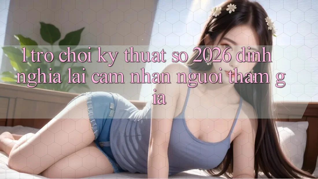 1. Trò chơi Kỹ Thuật Số 2026: Định Nghĩa Lại Cảm nhận Người tham gia 1. Trò chơi Kỹ Thuật Số 2026: Định Nghĩa Lại Cảm nhận Người tham gia