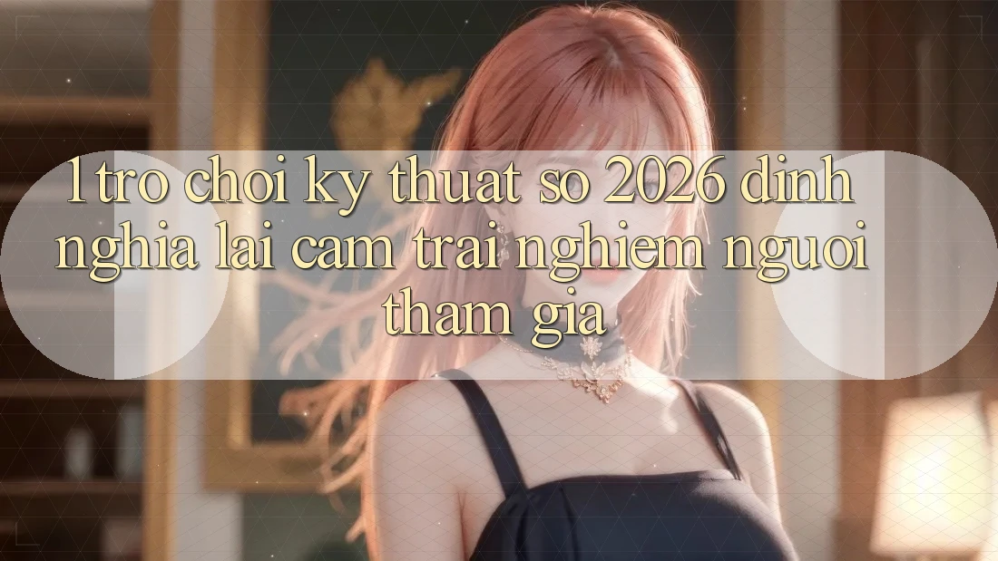 1. Trò chơi Kỹ Thuật Số 2026: Định Nghĩa Lại Cảm trải nghiệm Người tham gia 1. Trò chơi Kỹ Thuật Số 2026: Định Nghĩa Lại Cảm trải nghiệm Người tham gia
