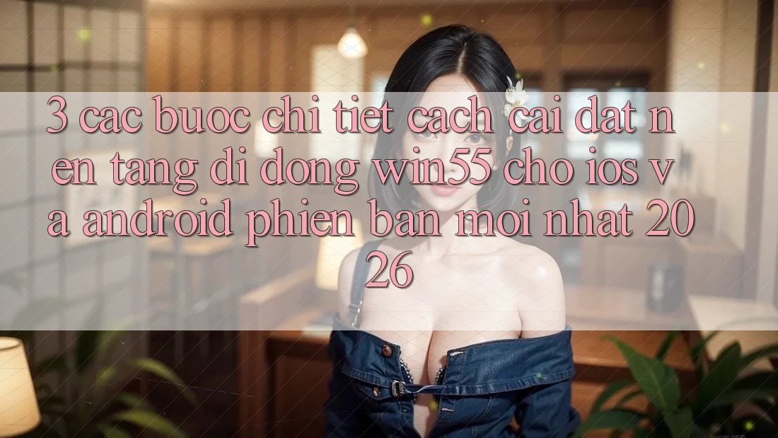 3. Các bước Chi Tiết Cách Cài đặt Nền tảng di động Win55 Cho iOS Và Android Phiên bản mới Nhất 2026