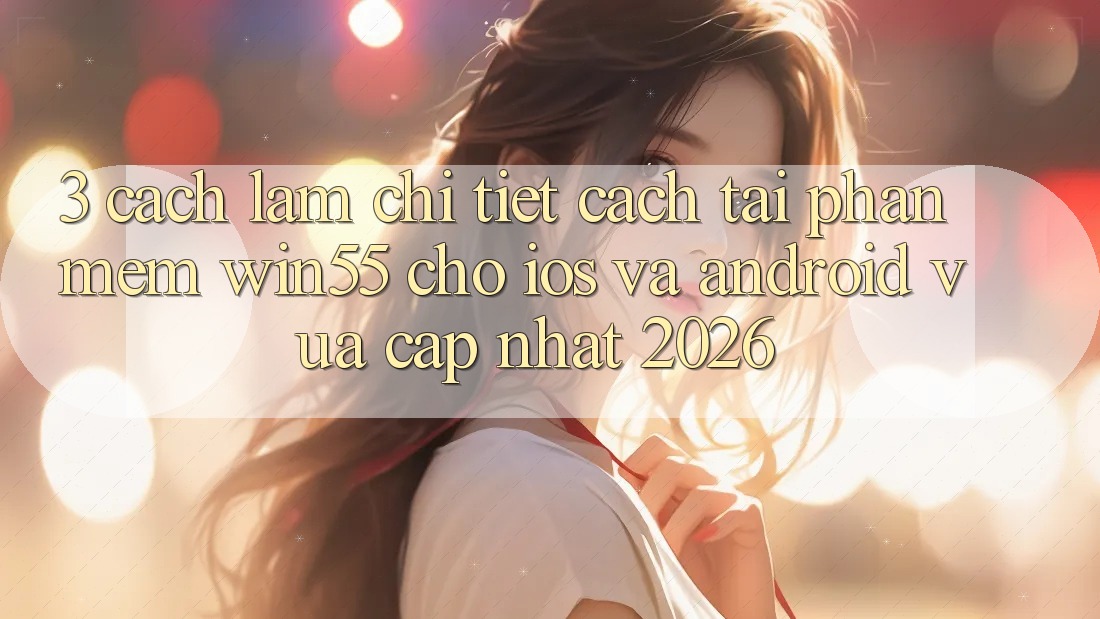 3. Cách làm Chi Tiết Cách Tải Phần mềm Win55 Cho iOS Và Android Vừa cập nhật 2026
