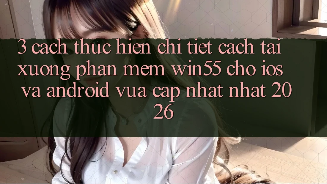 3. Cách thực hiện Chi Tiết Cách Tải xuống Phần mềm Win55 Cho iOS Và Android Vừa cập nhật Nhất 2026 3. Cách thực hiện Chi Tiết Cách Tải xuống Phần mềm Win55 Cho iOS Và Android Vừa cập nhật Nhất 2026