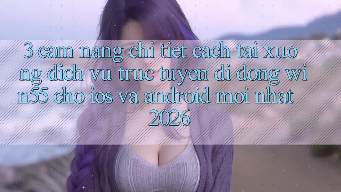3. Cẩm nang Chi Tiết Cách Tải xuống Dịch vụ trực tuyến di động Win55 Cho iOS Và Android Mới Nhất 2026 3. Cẩm nang Chi Tiết Cách Tải xuống Dịch vụ trực tuyến di động Win55 Cho iOS Và Android Mới Nhất 2026