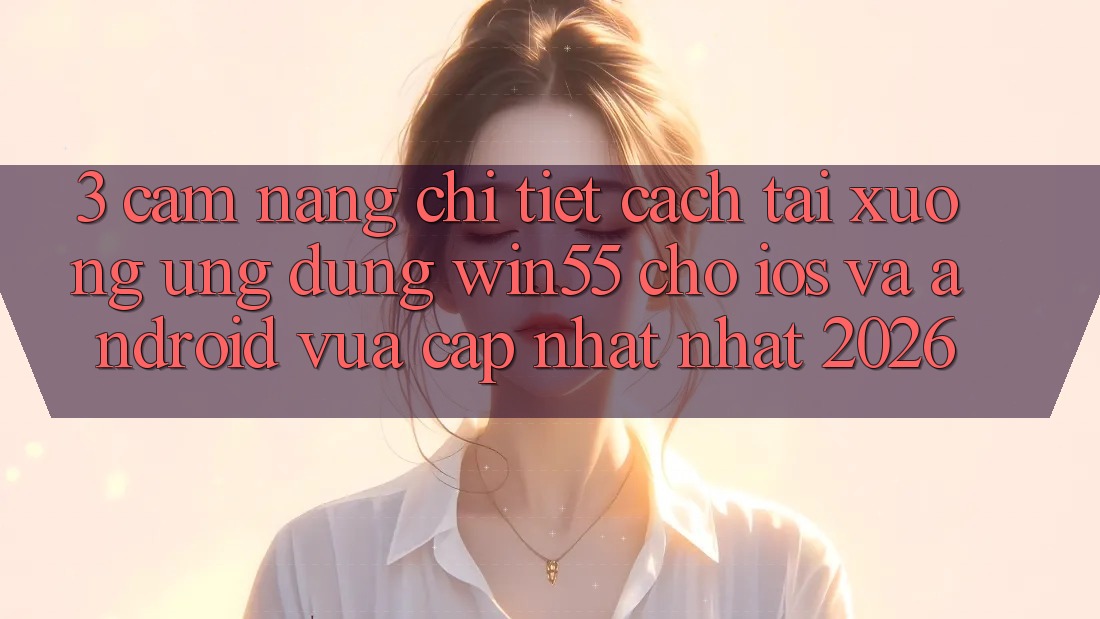 3. Cẩm nang Chi Tiết Cách Tải xuống Ứng dụng Win55 Cho iOS Và Android Vừa cập nhật Nhất 2026