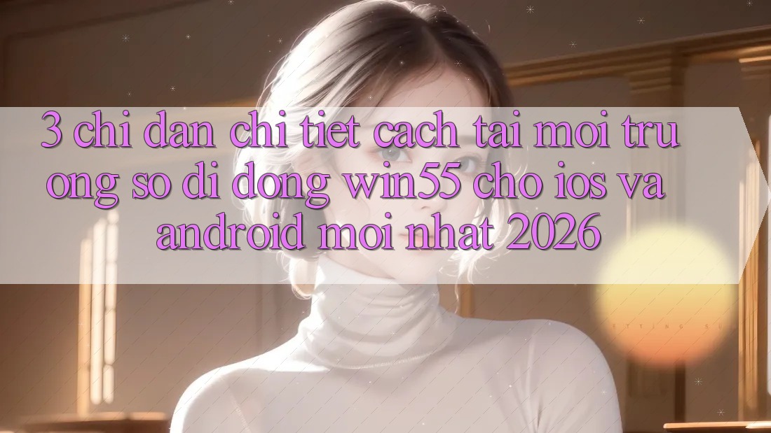 3. Chỉ dẫn Chi Tiết Cách Tải Môi trường số di động Win55 Cho iOS Và Android Mới Nhất 2026