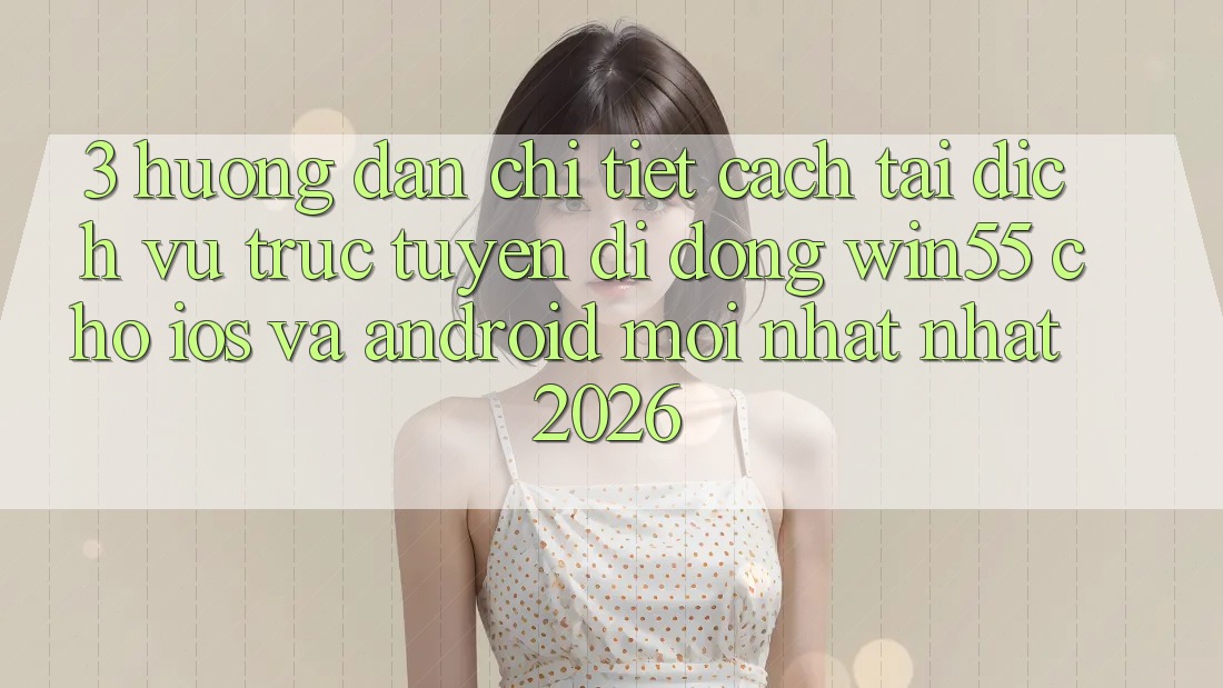3. Hướng Dẫn Chi Tiết Cách Tải Dịch vụ trực tuyến di động Win55 Cho iOS Và Android Mới nhất Nhất 2026 3. Hướng Dẫn Chi Tiết Cách Tải Dịch vụ trực tuyến di động Win55 Cho iOS Và Android Mới nhất Nhất 2026