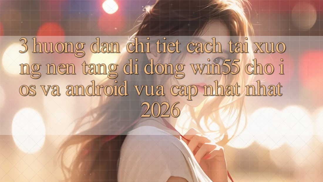 3. Hướng Dẫn Chi Tiết Cách Tải xuống Nền tảng di động Win55 Cho iOS Và Android Vừa cập nhật Nhất 2026