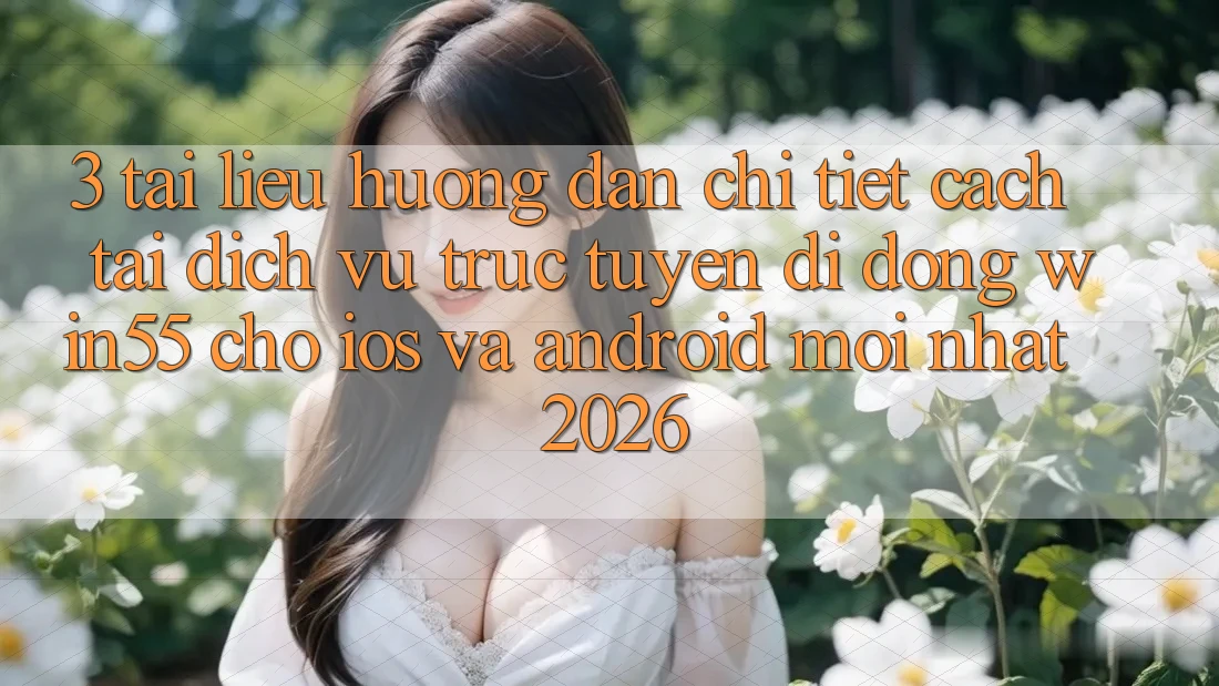 3. Tài liệu hướng dẫn Chi Tiết Cách Tải Dịch vụ trực tuyến di động Win55 Cho iOS Và Android Mới Nhất 2026 3. Tài liệu hướng dẫn Chi Tiết Cách Tải Dịch vụ trực tuyến di động Win55 Cho iOS Và Android Mới Nhất 2026
