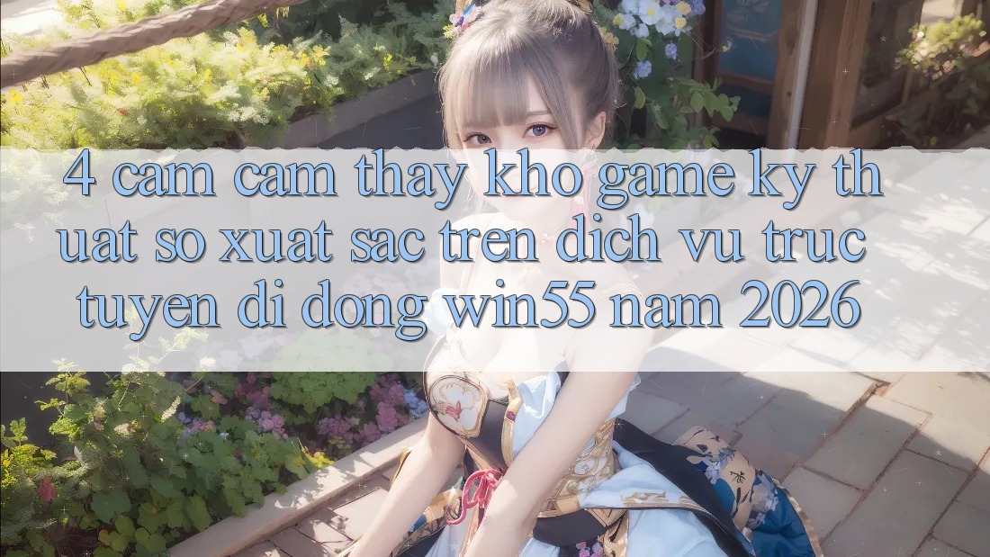 4. Cảm cảm thấy Kho Game Kỹ Thuật Số Xuất sắc Trên Dịch vụ trực tuyến di động Win55 Năm 2026 4. Cảm cảm thấy Kho Game Kỹ Thuật Số Xuất sắc Trên Dịch vụ trực tuyến di động Win55 Năm 2026