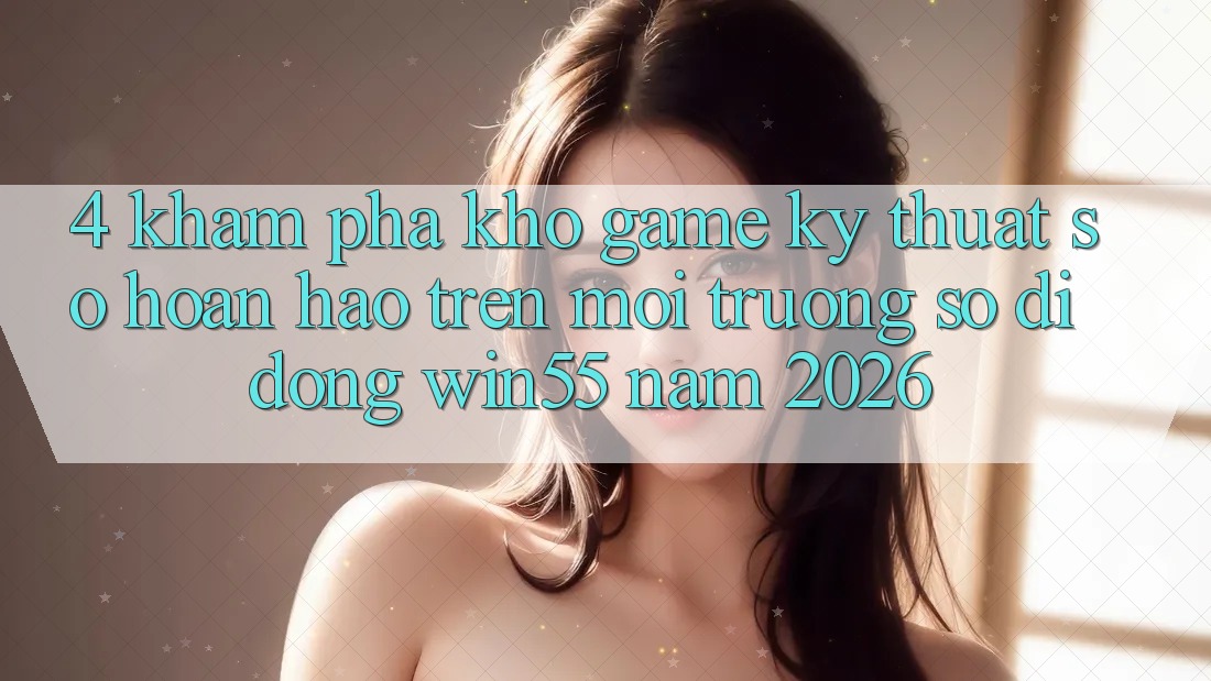 4. Khám Phá Kho Game Kỹ Thuật Số Hoàn hảo Trên Môi trường số di động Win55 Năm 2026 4. Khám Phá Kho Game Kỹ Thuật Số Hoàn hảo Trên Môi trường số di động Win55 Năm 2026