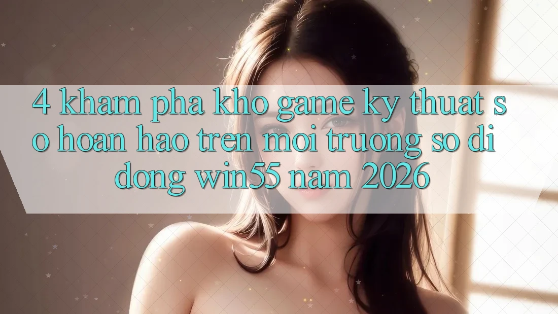 4. Khám Phá Kho Game Kỹ Thuật Số Hoàn hảo Trên Môi trường số di động Win55 Năm 2026
