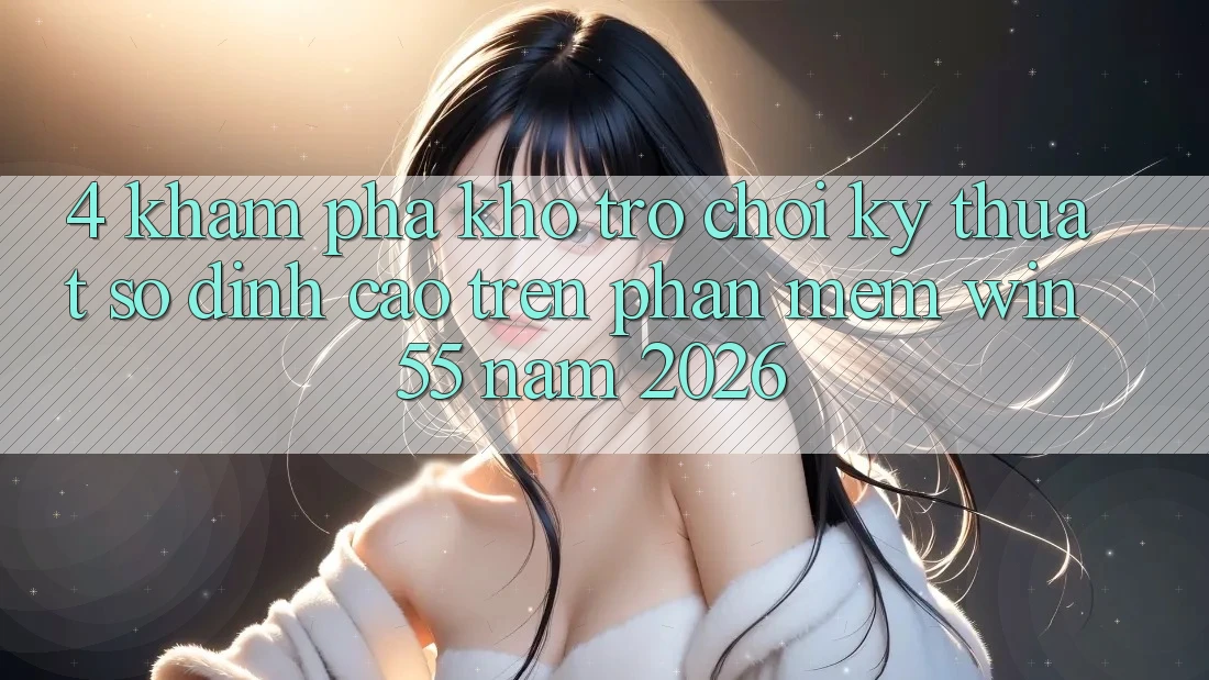 4. Khám Phá Kho Trò chơi Kỹ Thuật Số Đỉnh Cao Trên Phần mềm Win55 Năm 2026 4. Khám Phá Kho Trò chơi Kỹ Thuật Số Đỉnh Cao Trên Phần mềm Win55 Năm 2026