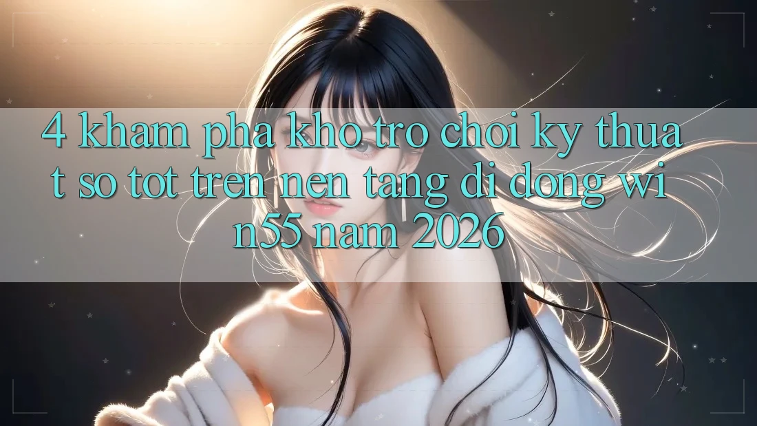 4. Khám Phá Kho Trò chơi Kỹ Thuật Số Tốt Trên Nền tảng di động Win55 Năm 2026