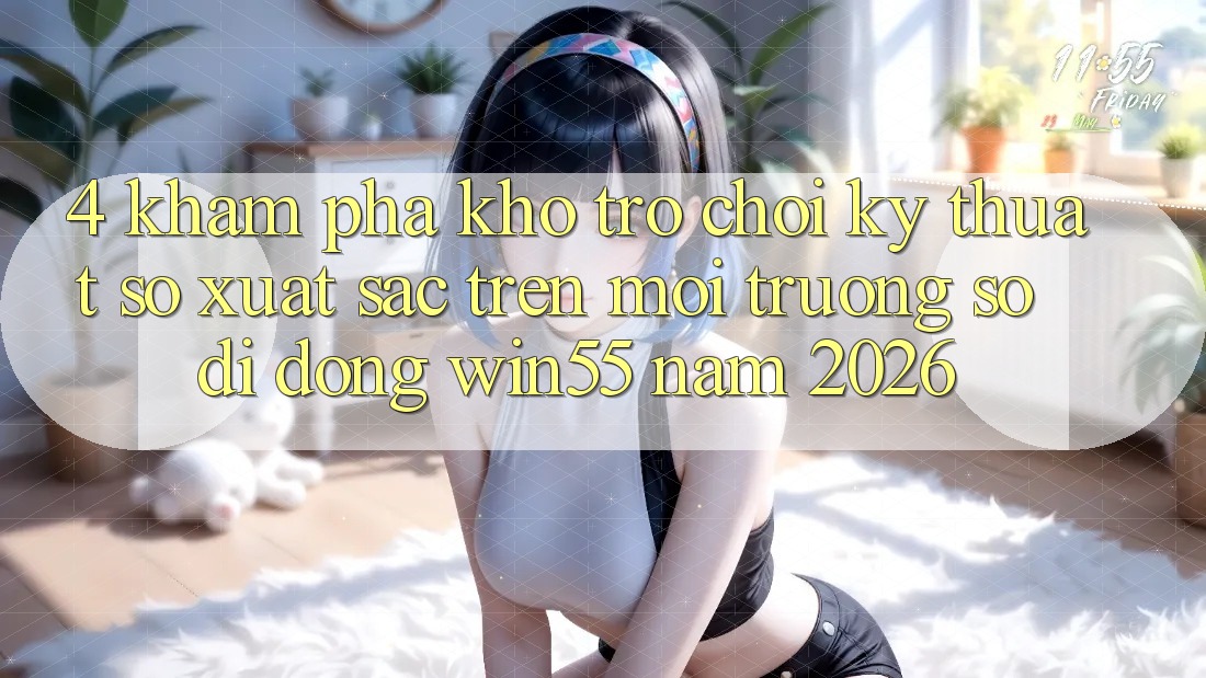 4. Khám Phá Kho Trò chơi Kỹ Thuật Số Xuất sắc Trên Môi trường số di động Win55 Năm 2026 4. Khám Phá Kho Trò chơi Kỹ Thuật Số Xuất sắc Trên Môi trường số di động Win55 Năm 2026