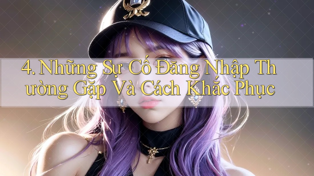 4. Những Sự Cố Đăng Nhập Thường Gặp Và Cách Khắc Phục 4. Những Sự Cố Đăng Nhập Thường Gặp Và Cách Khắc Phục