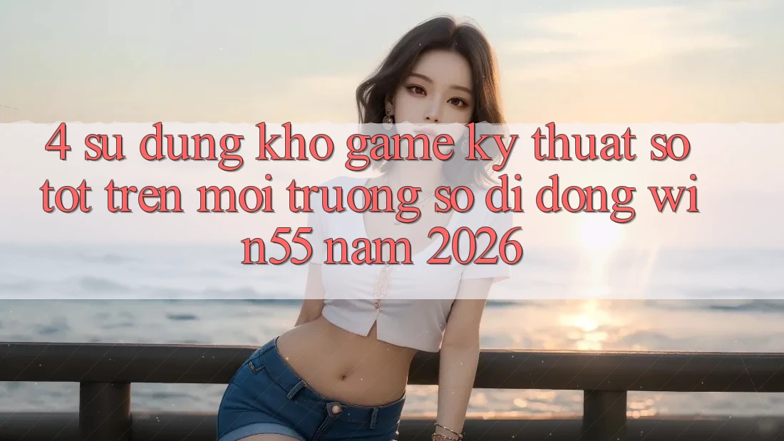 4. Sử dụng Kho Game Kỹ Thuật Số Tốt Trên Môi trường số di động Win55 Năm 2026