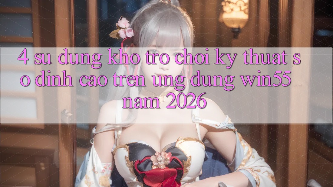4. Sử dụng Kho Trò chơi Kỹ Thuật Số Đỉnh Cao Trên Ứng dụng Win55 Năm 2026 4. Sử dụng Kho Trò chơi Kỹ Thuật Số Đỉnh Cao Trên Ứng dụng Win55 Năm 2026