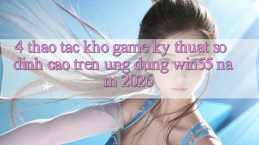 4. Thao tác Kho Game Kỹ Thuật Số Đỉnh Cao Trên Ứng dụng Win55 Năm 2026 4. Thao tác Kho Game Kỹ Thuật Số Đỉnh Cao Trên Ứng dụng Win55 Năm 2026