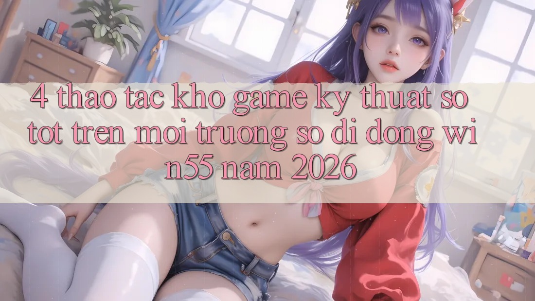4. Thao tác Kho Game Kỹ Thuật Số Tốt Trên Môi trường số di động Win55 Năm 2026 4. Thao tác Kho Game Kỹ Thuật Số Tốt Trên Môi trường số di động Win55 Năm 2026