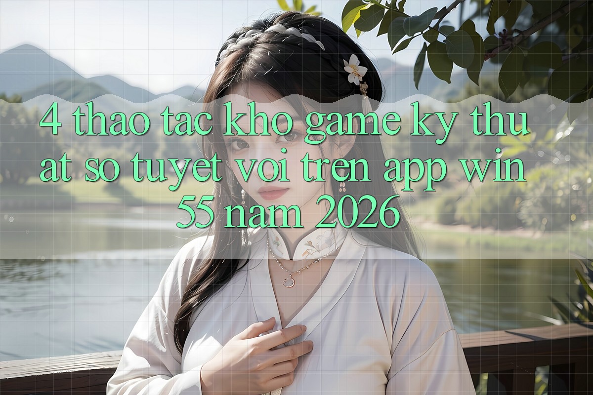 4. Thao tác Kho Game Kỹ Thuật Số Tuyệt vời Trên App Win55 Năm 2026 4. Thao tác Kho Game Kỹ Thuật Số Tuyệt vời Trên App Win55 Năm 2026