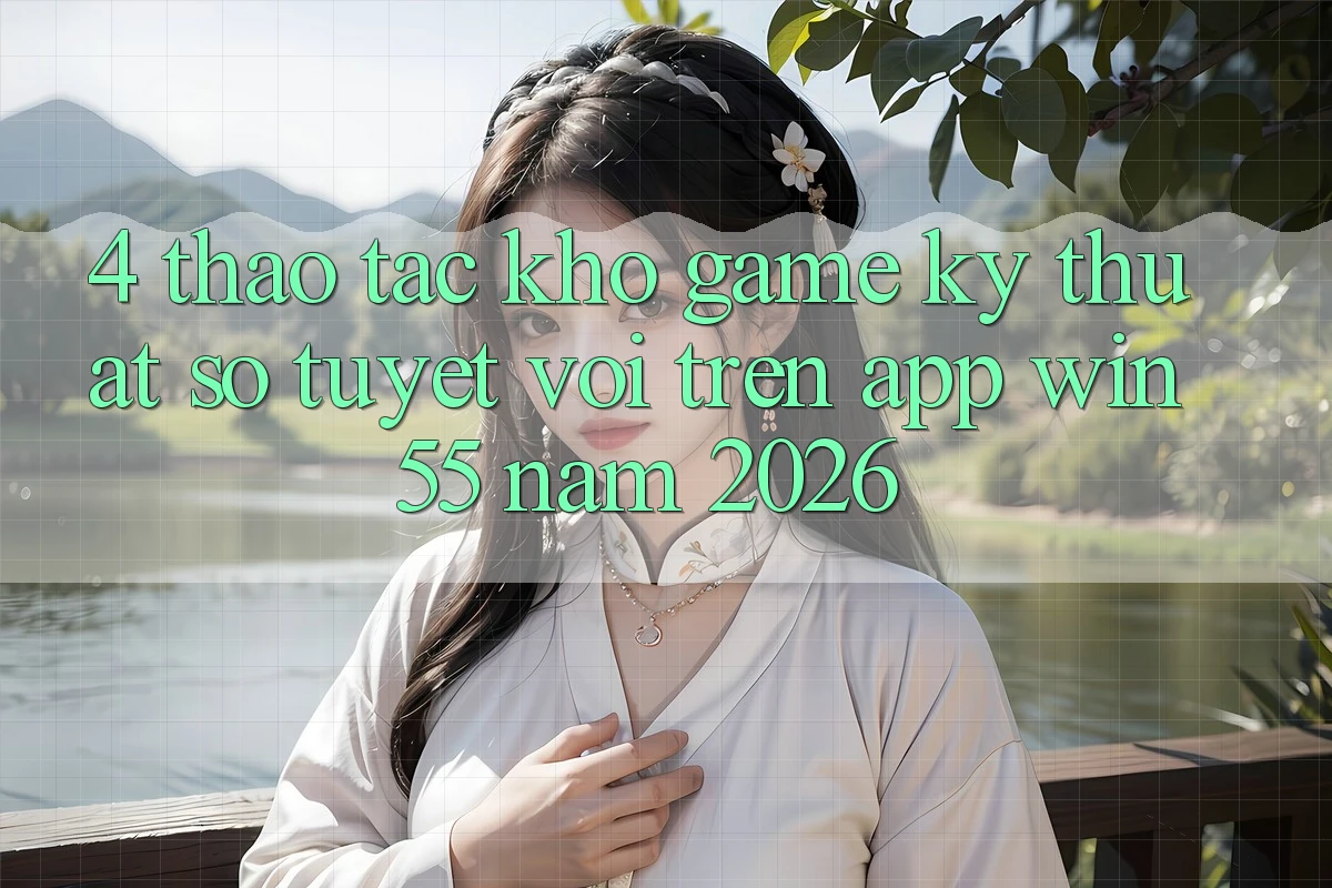 4. Thao tác Kho Game Kỹ Thuật Số Tuyệt vời Trên App Win55 Năm 2026
