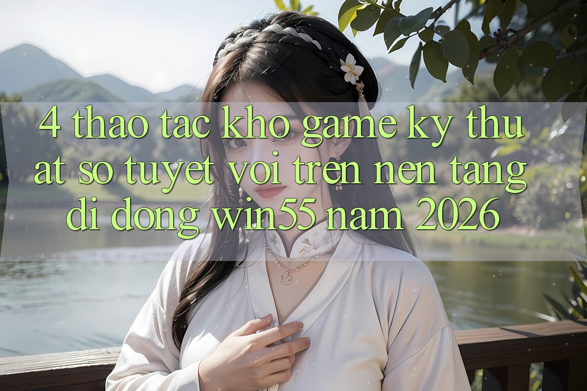 4. Thao tác Kho Game Kỹ Thuật Số Tuyệt vời Trên Nền tảng di động Win55 Năm 2026 4. Thao tác Kho Game Kỹ Thuật Số Tuyệt vời Trên Nền tảng di động Win55 Năm 2026