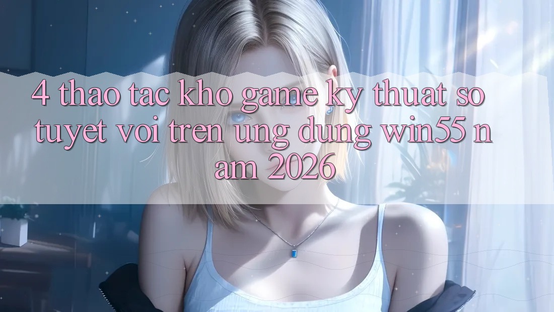 4. Thao tác Kho Game Kỹ Thuật Số Tuyệt vời Trên Ứng dụng Win55 Năm 2026 4. Thao tác Kho Game Kỹ Thuật Số Tuyệt vời Trên Ứng dụng Win55 Năm 2026