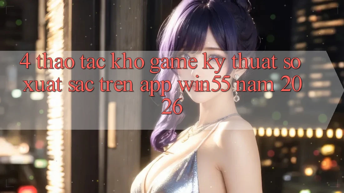 4. Thao tác Kho Game Kỹ Thuật Số Xuất sắc Trên App Win55 Năm 2026 4. Thao tác Kho Game Kỹ Thuật Số Xuất sắc Trên App Win55 Năm 2026