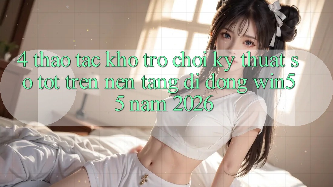 4. Thao tác Kho Trò chơi Kỹ Thuật Số Tốt Trên Nền tảng di động Win55 Năm 2026 4. Thao tác Kho Trò chơi Kỹ Thuật Số Tốt Trên Nền tảng di động Win55 Năm 2026