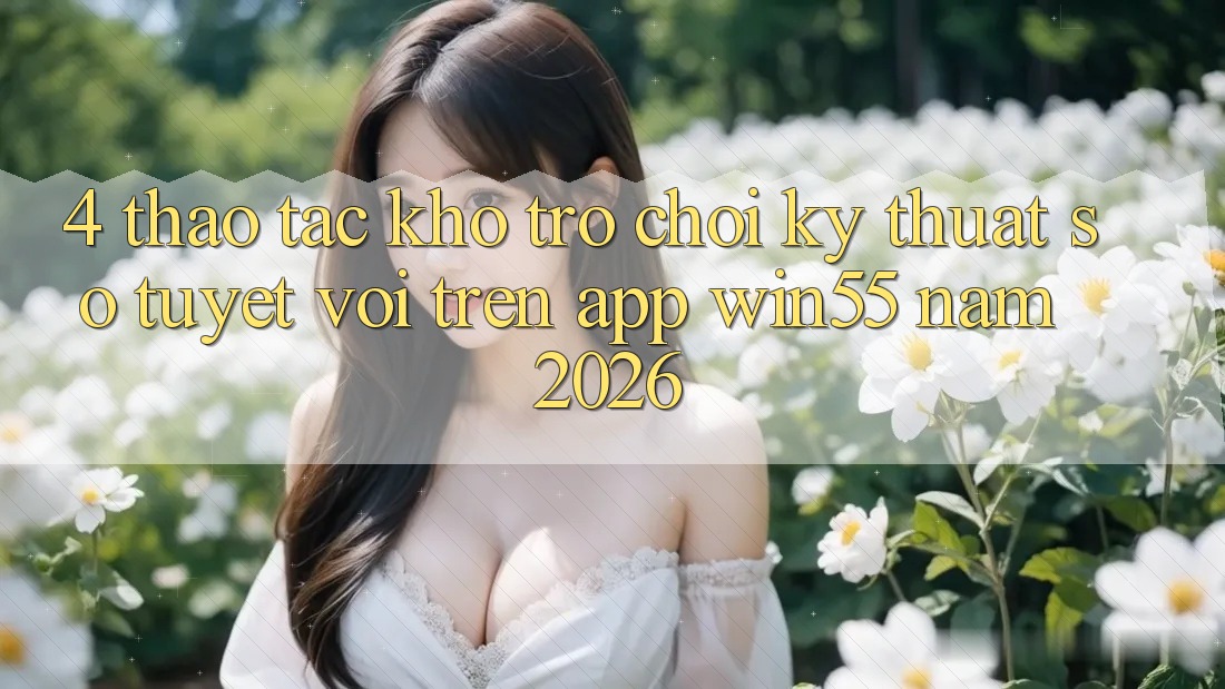 4. Thao tác Kho Trò chơi Kỹ Thuật Số Tuyệt vời Trên App Win55 Năm 2026 4. Thao tác Kho Trò chơi Kỹ Thuật Số Tuyệt vời Trên App Win55 Năm 2026