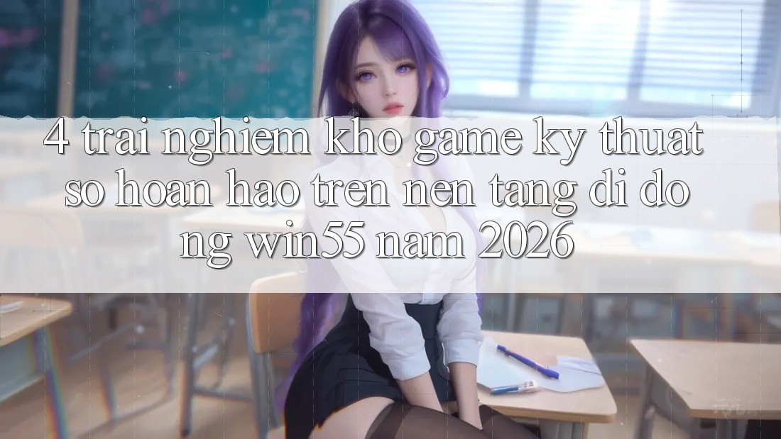 4. Trải nghiệm Kho Game Kỹ Thuật Số Hoàn hảo Trên Nền tảng di động Win55 Năm 2026 4. Trải nghiệm Kho Game Kỹ Thuật Số Hoàn hảo Trên Nền tảng di động Win55 Năm 2026