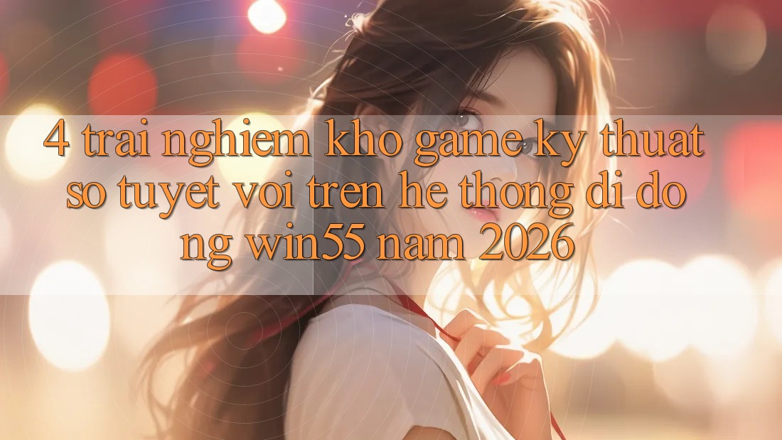 4. Trải nghiệm Kho Game Kỹ Thuật Số Tuyệt vời Trên Hệ thống di động Win55 Năm 2026 4. Trải nghiệm Kho Game Kỹ Thuật Số Tuyệt vời Trên Hệ thống di động Win55 Năm 2026