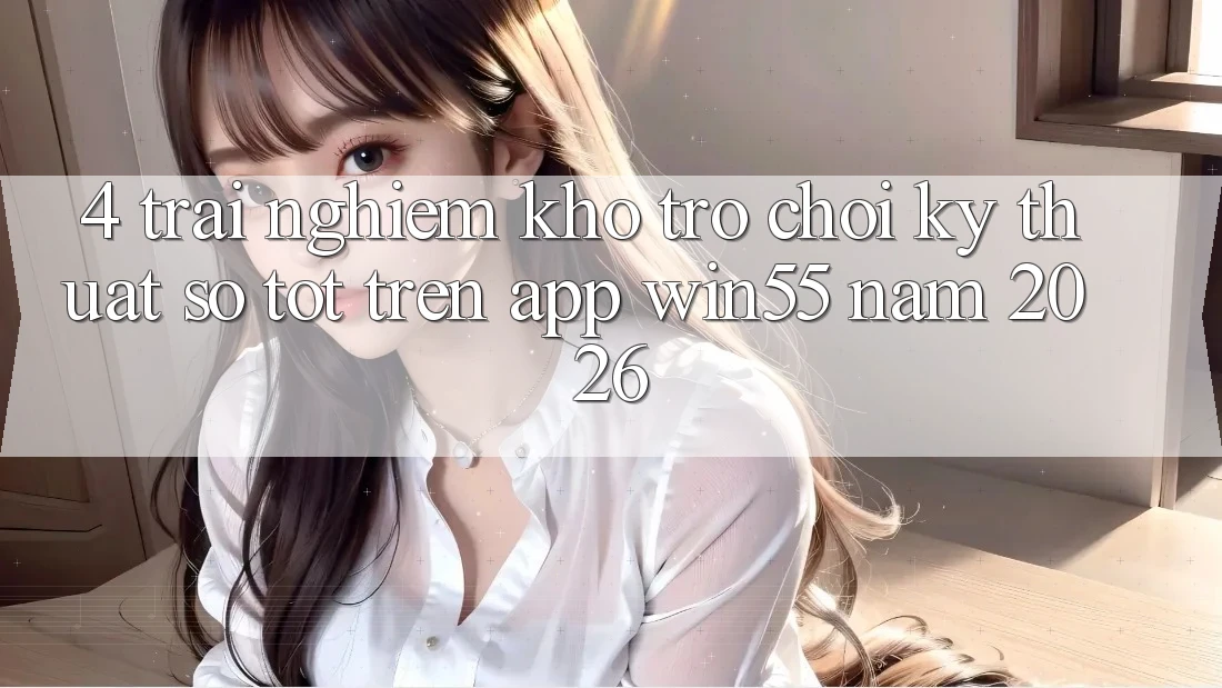 4. Trải nghiệm Kho Trò chơi Kỹ Thuật Số Tốt Trên App Win55 Năm 2026 4. Trải nghiệm Kho Trò chơi Kỹ Thuật Số Tốt Trên App Win55 Năm 2026