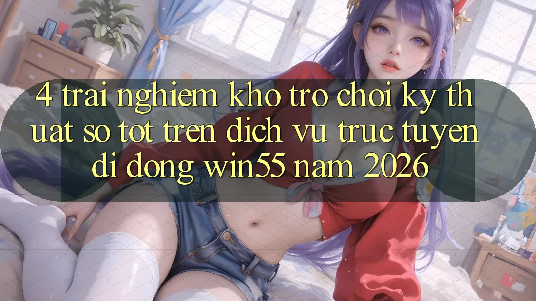 4. Trải nghiệm Kho Trò chơi Kỹ Thuật Số Tốt Trên Dịch vụ trực tuyến di động Win55 Năm 2026