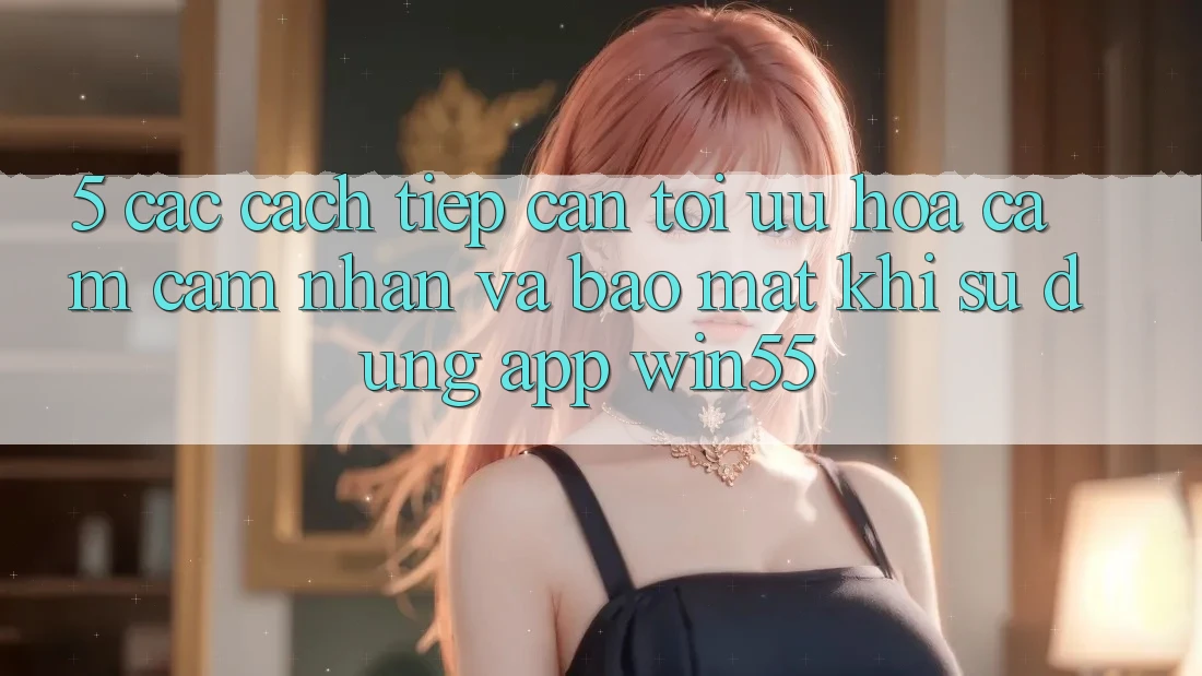 5. Các Cách tiếp cận Tối Ưu Hóa Cảm cảm nhận Và Bảo Mật Khi Sử Dụng App Win55