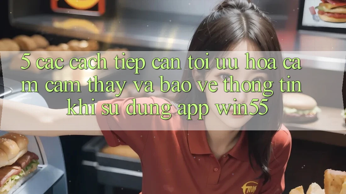 5. Các Cách tiếp cận Tối Ưu Hóa Cảm cảm thấy Và Bảo vệ thông tin Khi Sử Dụng App Win55 5. Các Cách tiếp cận Tối Ưu Hóa Cảm cảm thấy Và Bảo vệ thông tin Khi Sử Dụng App Win55