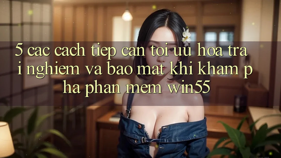 5. Các Cách tiếp cận Tối Ưu Hóa Trải Nghiệm Và Bảo Mật Khi Khám phá Phần mềm Win55