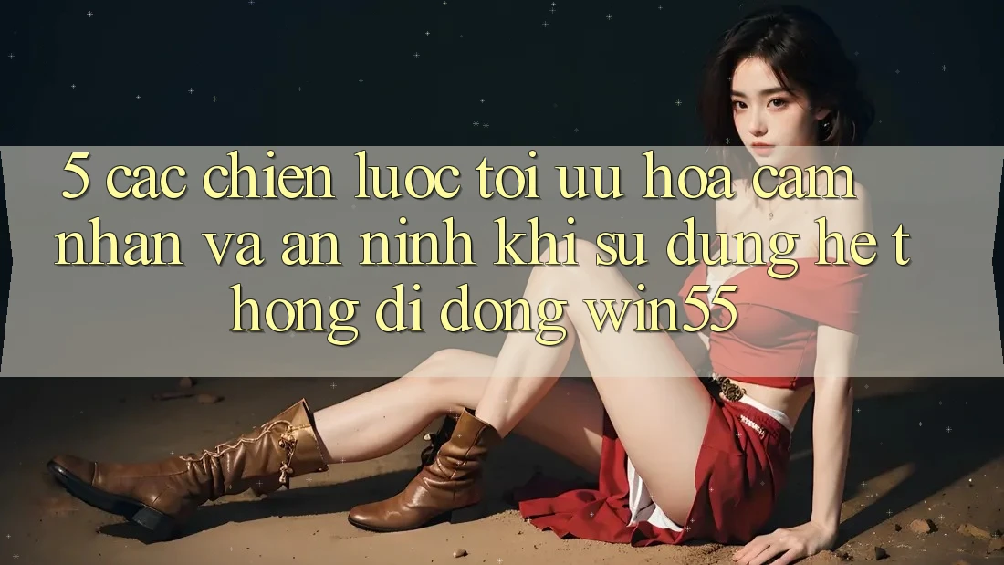 5. Các Chiến Lược Tối Ưu Hóa Cảm nhận Và An ninh Khi Sử Dụng Hệ thống di động Win55 5. Các Chiến Lược Tối Ưu Hóa Cảm nhận Và An ninh Khi Sử Dụng Hệ thống di động Win55
