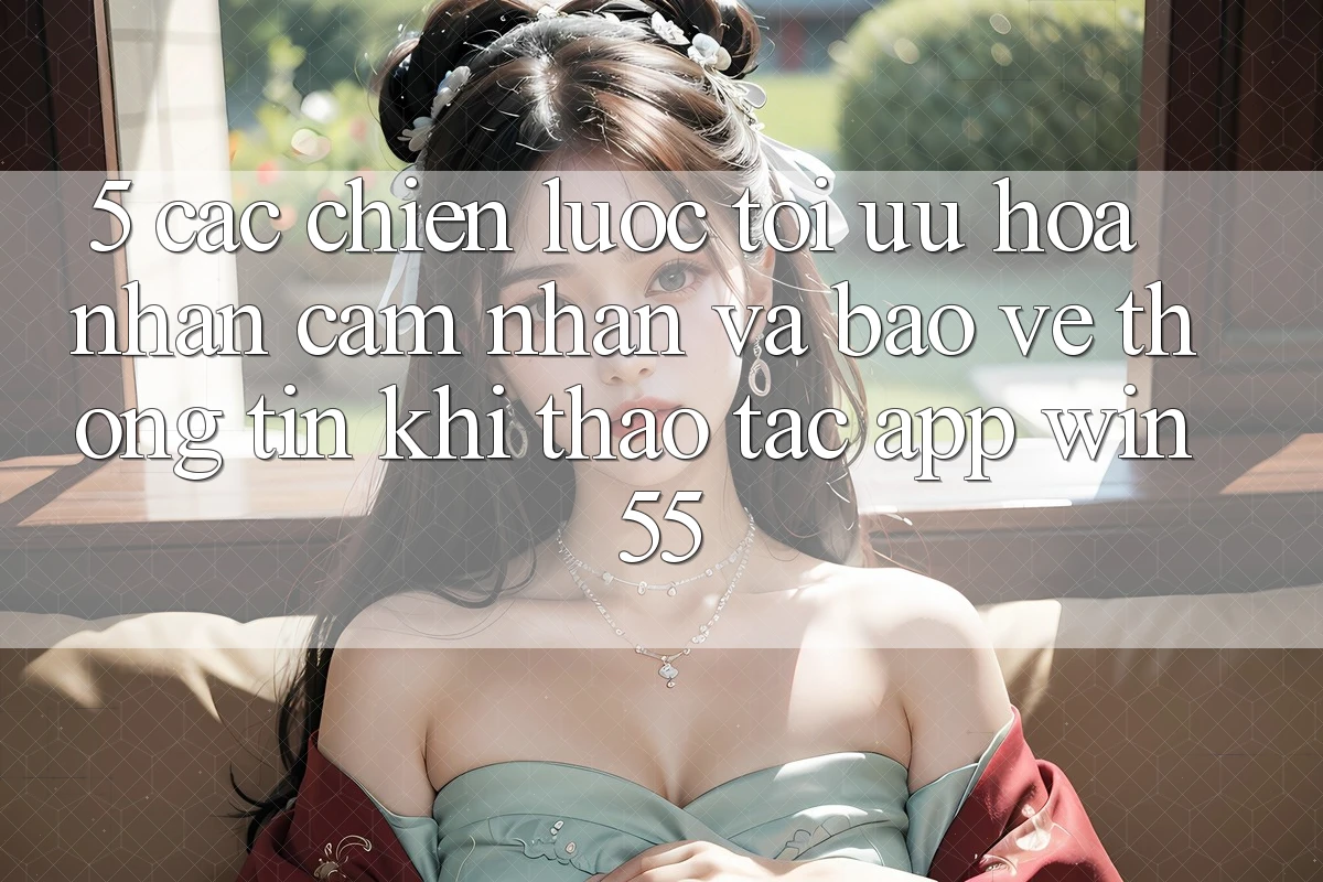 5. Các Chiến Lược Tối Ưu Hóa Nhận cảm nhận Và Bảo vệ thông tin Khi Thao tác App Win55 5. Các Chiến Lược Tối Ưu Hóa Nhận cảm nhận Và Bảo vệ thông tin Khi Thao tác App Win55