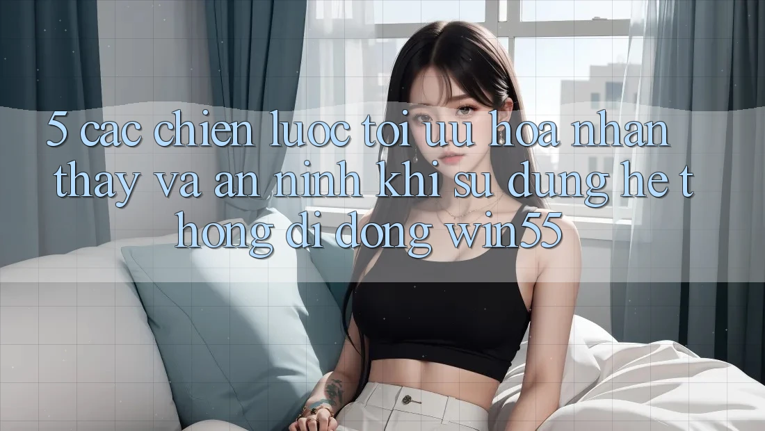 5. Các Chiến Lược Tối Ưu Hóa Nhận thấy Và An ninh Khi Sử Dụng Hệ thống di động Win55 5. Các Chiến Lược Tối Ưu Hóa Nhận thấy Và An ninh Khi Sử Dụng Hệ thống di động Win55