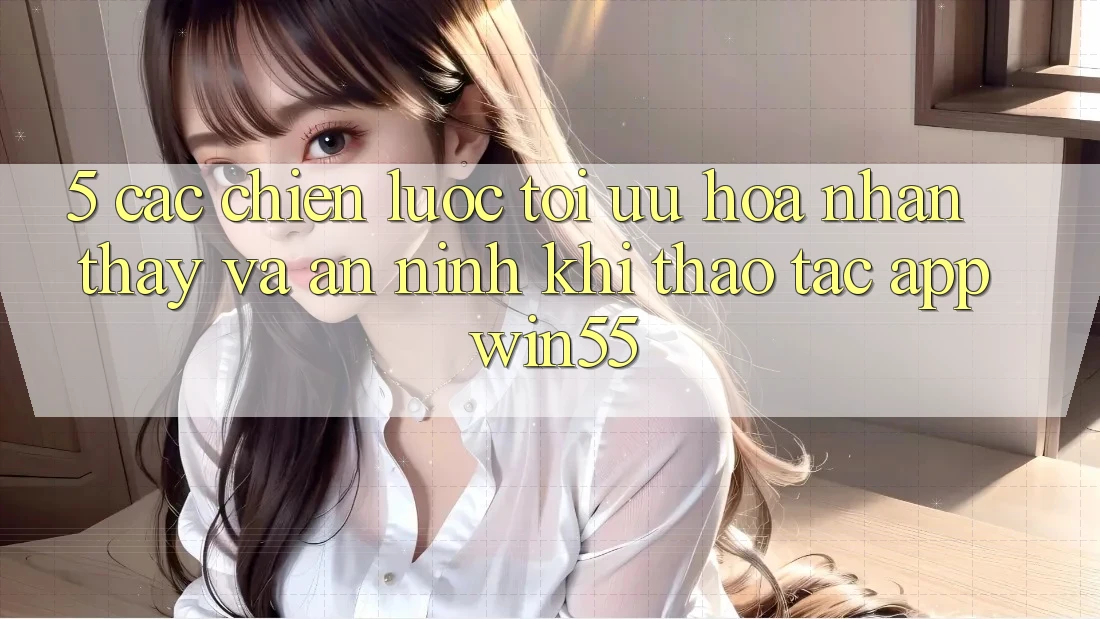 5. Các Chiến Lược Tối Ưu Hóa Nhận thấy Và An ninh Khi Thao tác App Win55 5. Các Chiến Lược Tối Ưu Hóa Nhận thấy Và An ninh Khi Thao tác App Win55