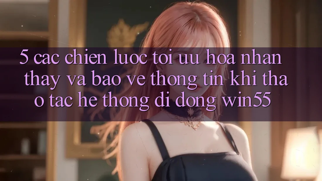 5. Các Chiến Lược Tối Ưu Hóa Nhận thấy Và Bảo vệ thông tin Khi Thao tác Hệ thống di động Win55