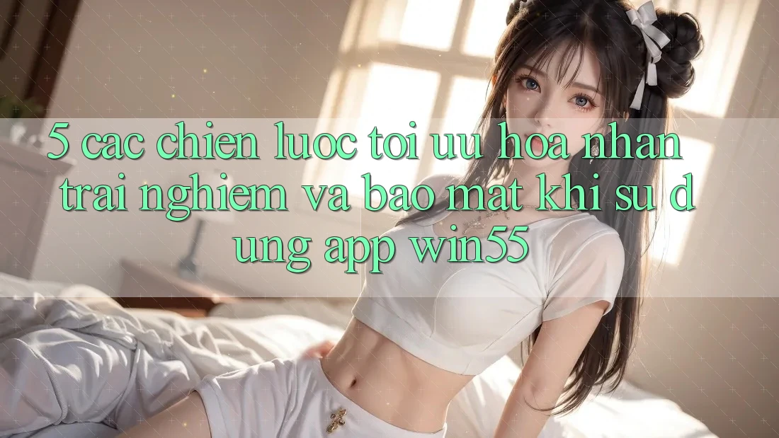 5. Các Chiến Lược Tối Ưu Hóa Nhận trải nghiệm Và Bảo Mật Khi Sử Dụng App Win55 5. Các Chiến Lược Tối Ưu Hóa Nhận trải nghiệm Và Bảo Mật Khi Sử Dụng App Win55