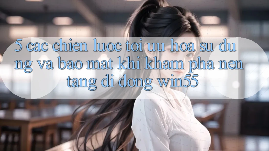 5. Các Chiến Lược Tối Ưu Hóa Sử dụng Và Bảo Mật Khi Khám phá Nền tảng di động Win55 5. Các Chiến Lược Tối Ưu Hóa Sử dụng Và Bảo Mật Khi Khám phá Nền tảng di động Win55