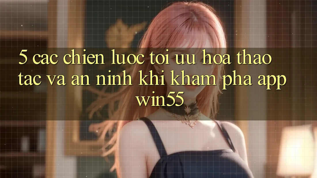 5. Các Chiến lược Tối Ưu Hóa Thao tác Và An ninh Khi Khám phá App Win55